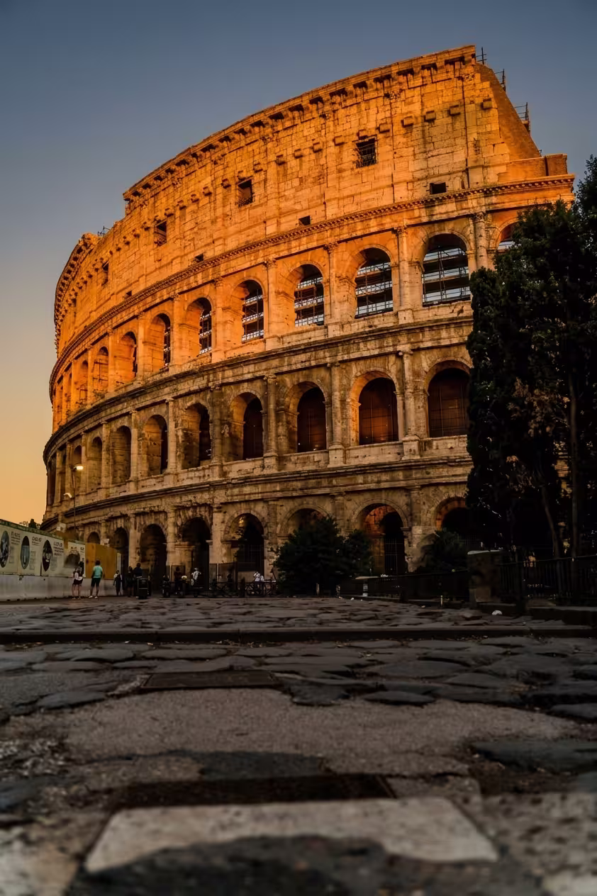 Vista del Coliseo en Roma