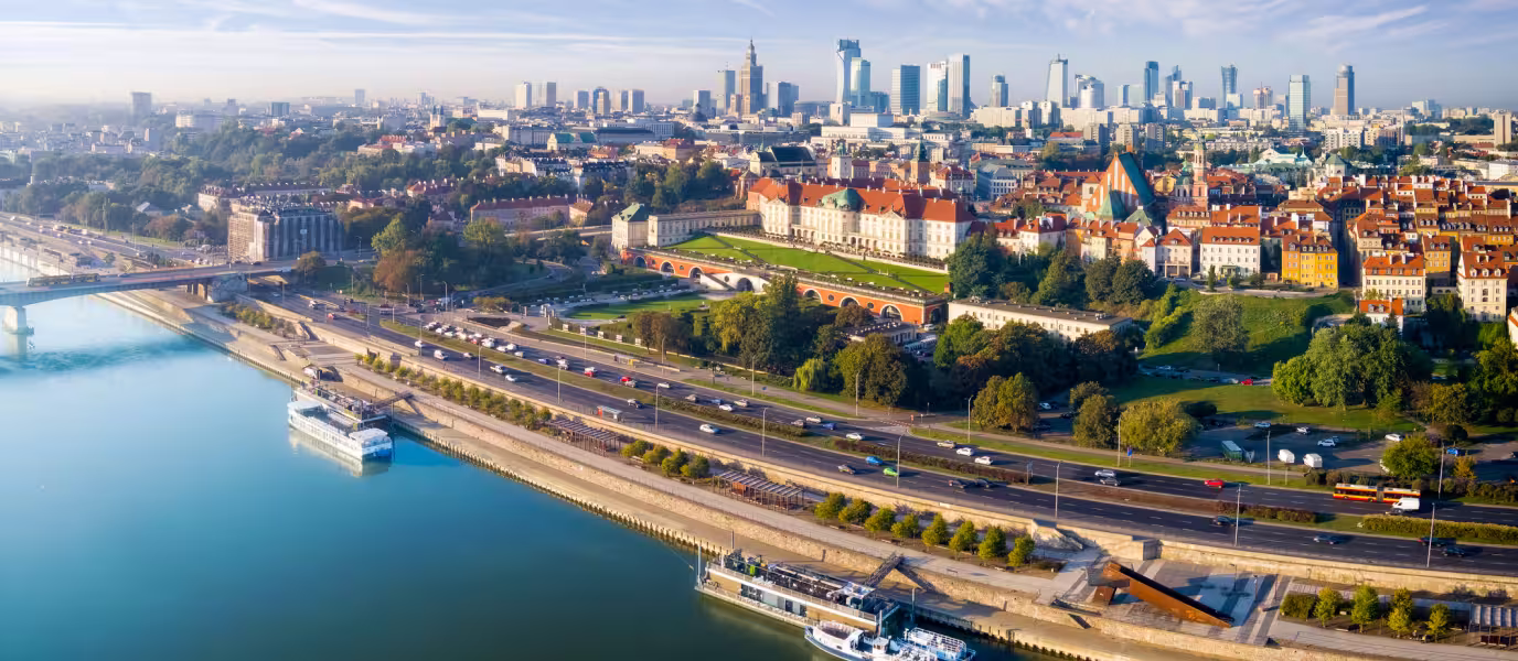 Panorámica de Varsovia al cierre del recorrido.
